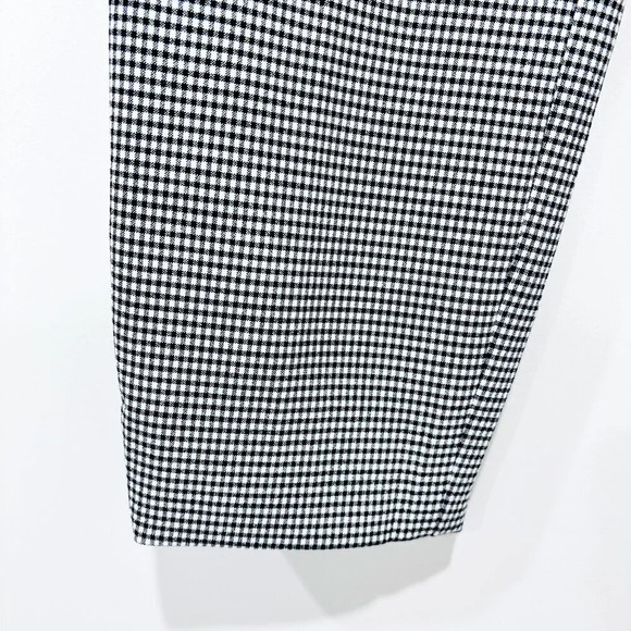 TRISTAN – Black & white checkered cropped pants | Tailored ankle fit | Size 6 * - Picture 7 of 8